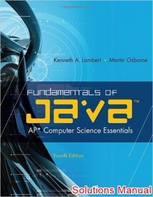 fundamentals of java ap computer science essentials 4th edition lambert solutions manual