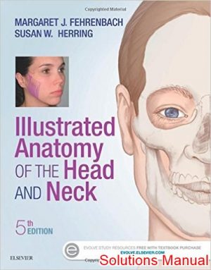 illustrated anatomy of the head and neck 5th edition fehrenbach solutions manual