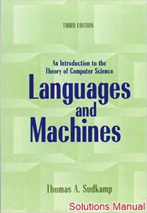 languages and machines an introduction to the theory of computer science 3rd edition sudkamp solutions manual