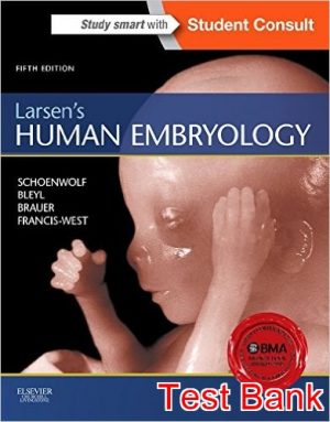 larsens human embryology 5th edition schoenwolf test bank
