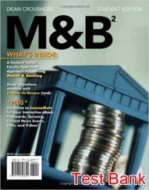 m and b 2 2nd edition croushore test bank