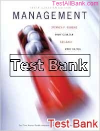 management 10th edition robbins test bank