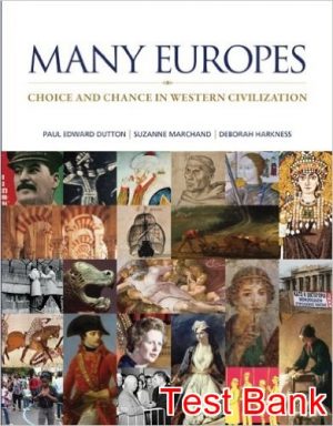 many europes choice and chance in western civilization 1st edition dutton test bank