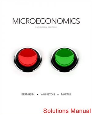 microeconomics canadian 1st edition bernheim ii solutions manual