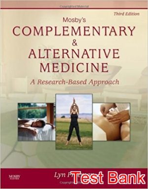 mosbys complementary and alternative medicine a research based approach 3rd edition freeman test bank