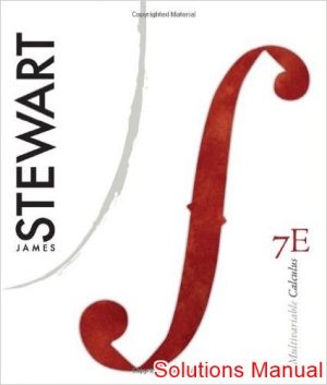 multivariable calculus 7th edition stewart solutions manual