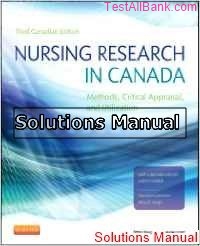 nursing research in canada 3rd edition wood solutions manual