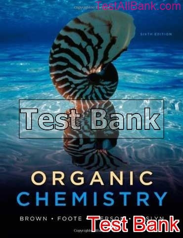 Organic Chemistry 6th Edition Smith Test Bank