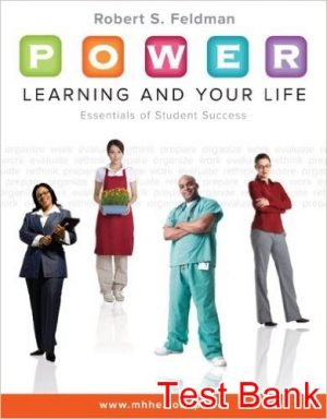 p.o.w.e.r. learning and your life 1st edition feldman test bank