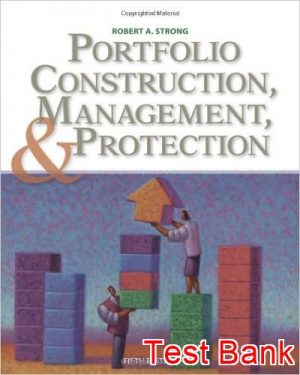 portfolio construction management and protection 5th edition strong test bank