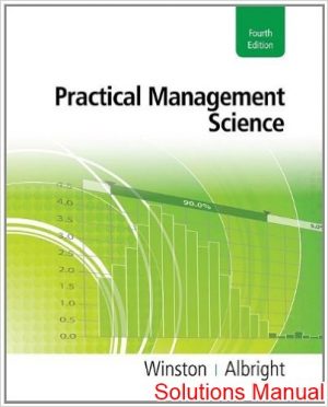 practical management science 4th edition winston solutions manual