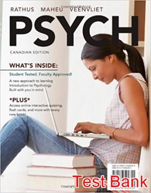 psych 1st edition rathus test bank