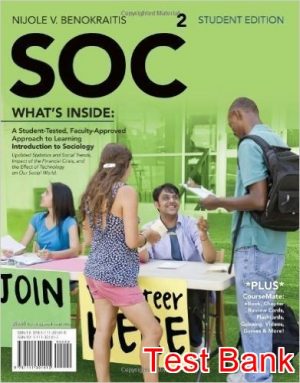 soc 2nd edition benokraitis test bank