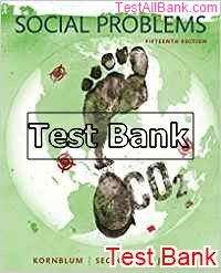 social problems 15th edition kornblum test bank