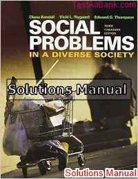 social problems in a diverse society 3rd edition kendall solutions manual