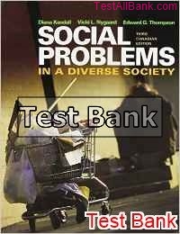 social problems in a diverse society 3rd edition kendall test bank