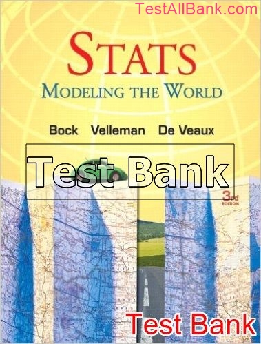 Stats Modeling the World 3rd Edition Bock Test Bank