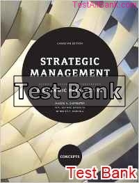 Strategic Management A Dynamic Perspective Concepts Canadian 1st ...