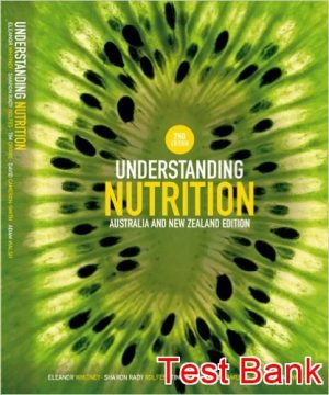 understanding nutrition australian 2nd edition whitney test bank
