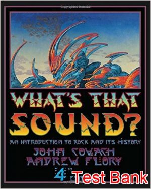whats that sound an introduction to rock history 4th edition covach test bank