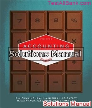 accounting information for business decisions australia 2nd edition cunningham solutions manual