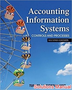 accounting information systems the processes controls 2nd edition turner solutions manual