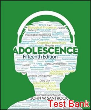 adolescence 15th edition santrock test bank
