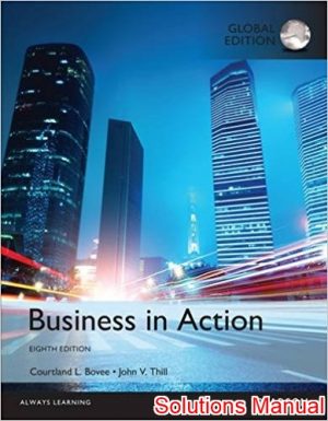 business in action global 8th edition bovee solutions manual