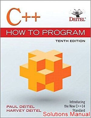 c how to program 10th edition deitel solutions manual