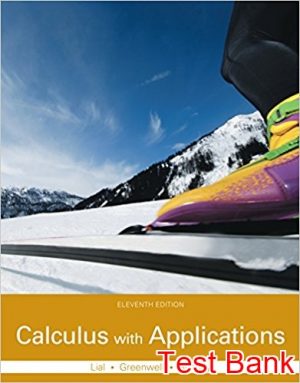 calculus with applications 11th edition lial test bank