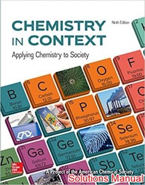 chemistry in context 9th edition amer solutions manual