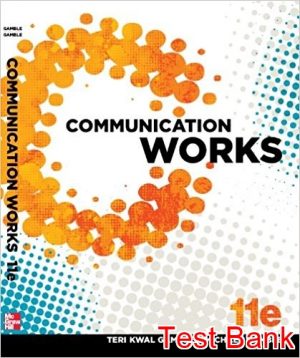 communication works 11th edition gamble test bank