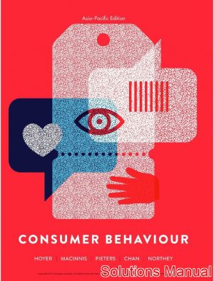 consumer behaviour asia pacific 1st edition hoyer solutions manual