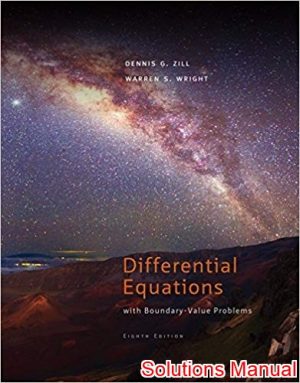 differential equations with boundary value problems 8th edition zill solutions manual