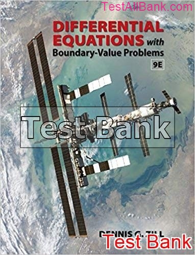 Differential Equations With Boundary Value Problems 9th Edition Zill ...