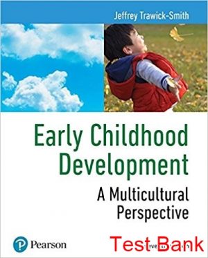 early childhood development a multicultural perspective 7th edition smith test bank