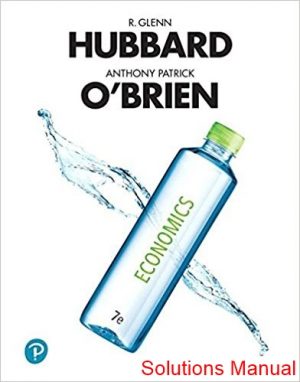 economics 7th edition hubbard solutions manual