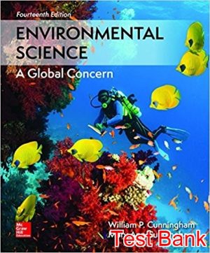 environmental science 14th edition cunningham test bank