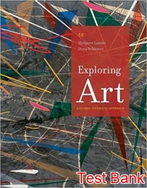 exploring art a global thematic approach 5th edition lazzari test bank