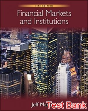 financial markets and institutions 10th edition madura test bank