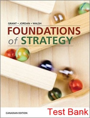 foundations of strategy canadian 2nd edition grant test bank