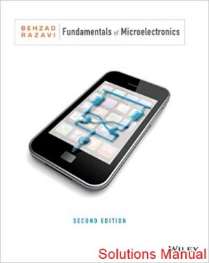 fundamentals of microelectronics 2nd edition razavi solutions manual