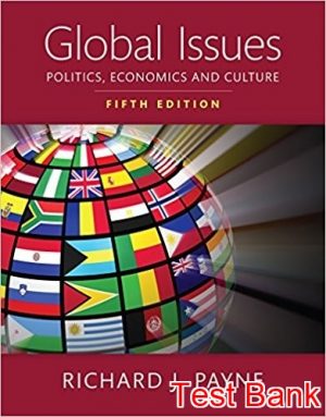 global issues politics economics and culture 5th edition payne test bank
