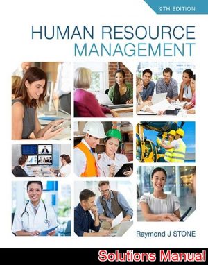 human resource management 9th edition stone solutions manual