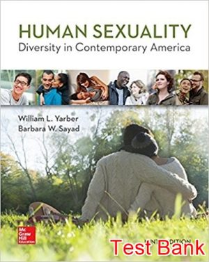 human sexuality diversity in contemporary america 9th edition yarber test bank