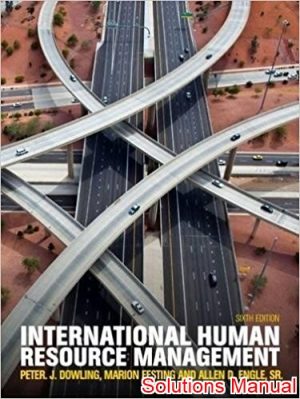 international human resource management 6th edition dowling solutions manual