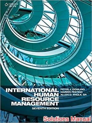 international human resource management edition dowling 7th edition dowling solutions manual