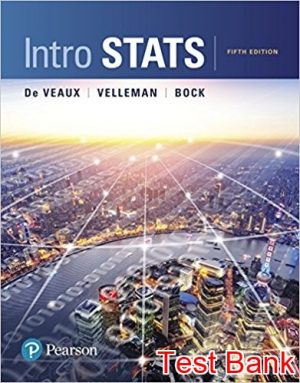 intro stats 5th edition veaux test bank