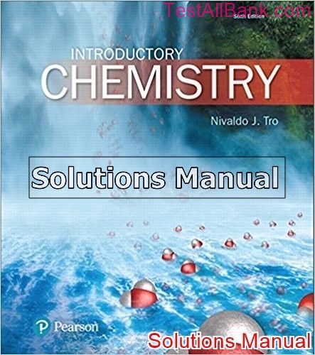 Introductory Chemistry 6th Edition Tro Solutions Manual