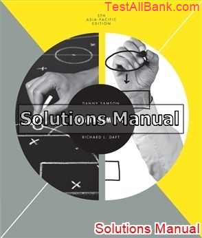 management asia pacific 5th edition samson solutions manual